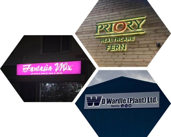 Illuminated signs gallery