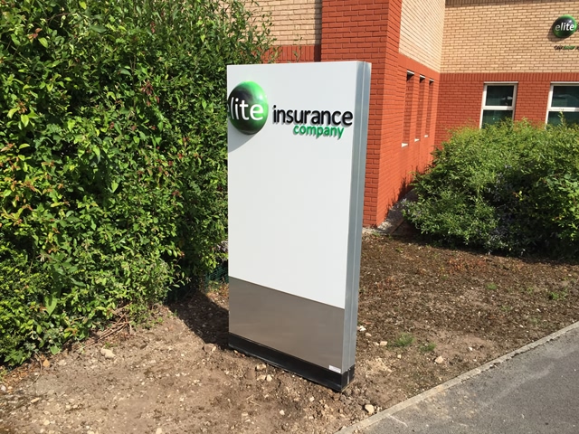 Photo of freestanding signs