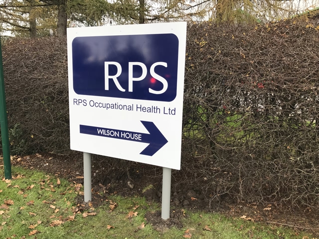 Photo of freestanding signs