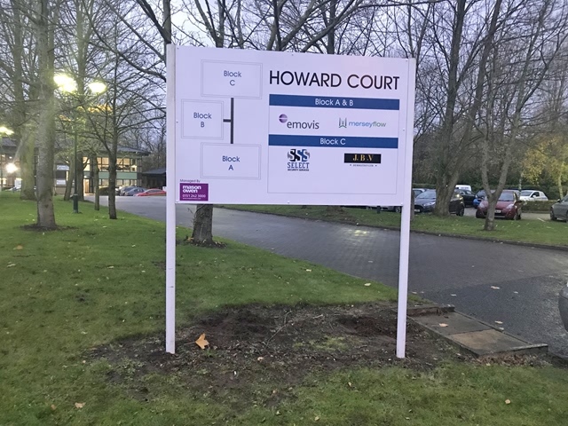 Photo of freestanding signs