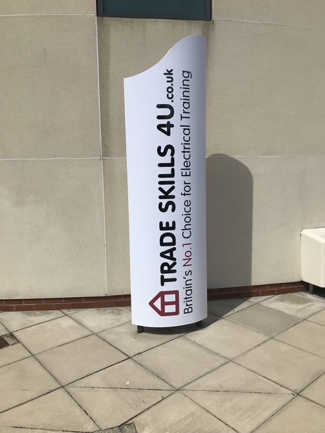 Photo of freestanding signs