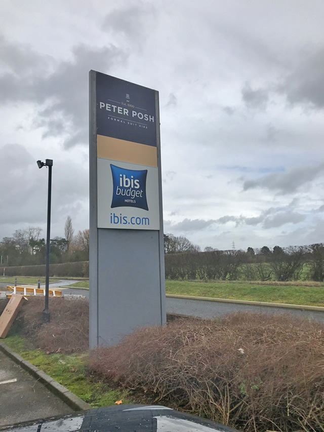 Photo of freestanding signs