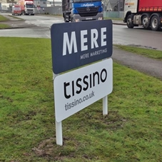 Photo of freestanding signs