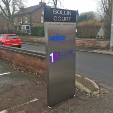 Photo of freestanding signs