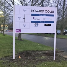 Photo of freestanding signs