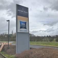 Photo of freestanding signs