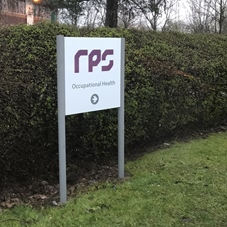 Photo of freestanding signs