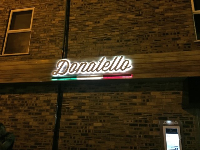 Photo of illuminated signs