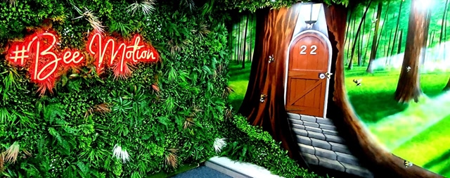 Photo of illuminated signs