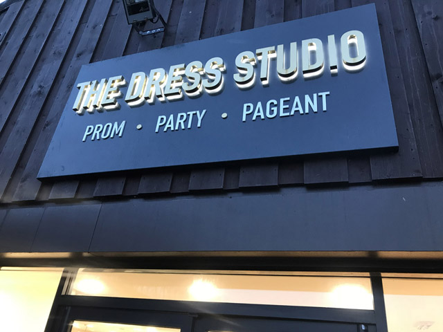 Photo of illuminated signs