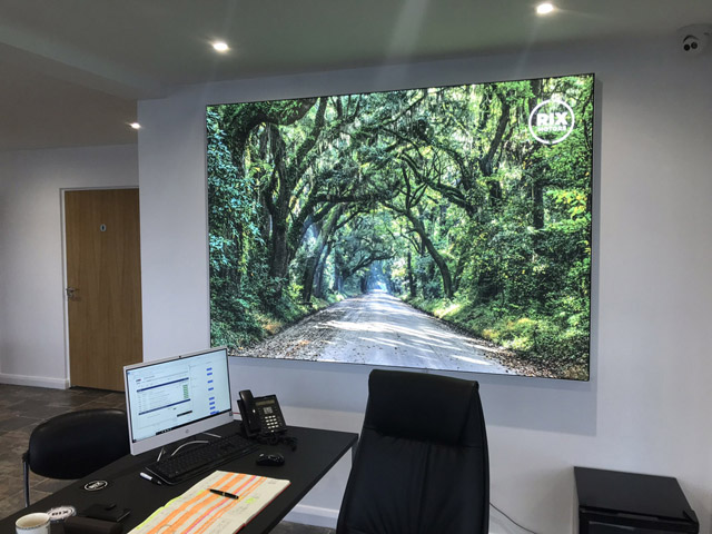 Photo of illuminated signs