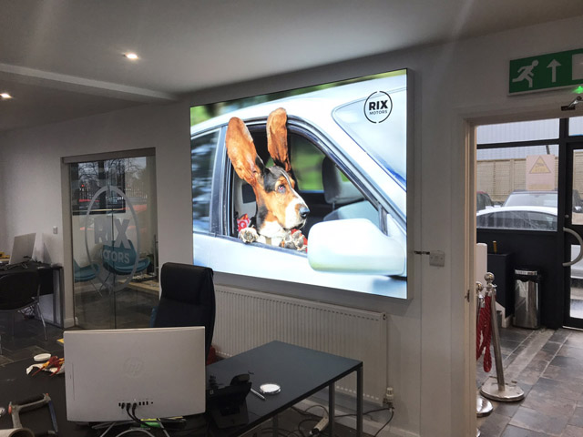 Photo of illuminated signs