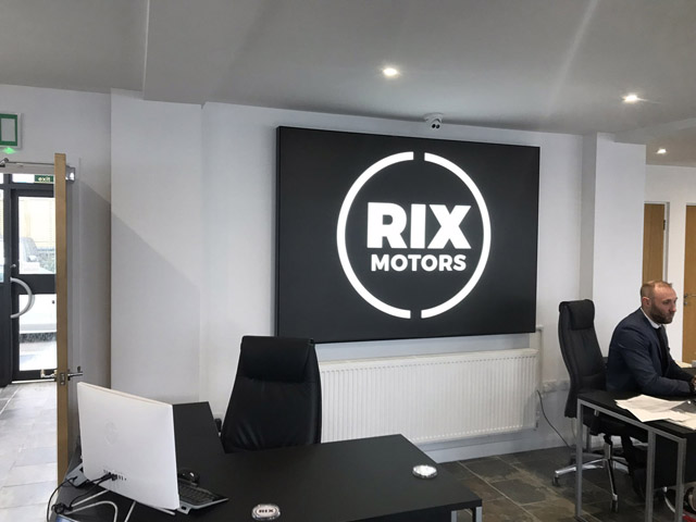 Photo of illuminated signs