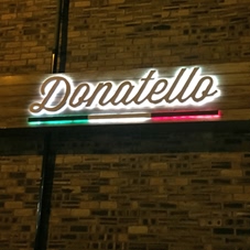 Photo of illuminated signs