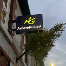 Photo of illuminated signs