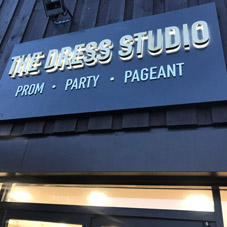 Photo of illuminated signs