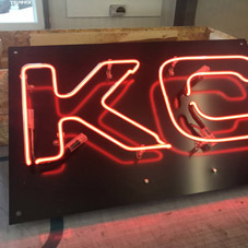 Photo of illuminated signs