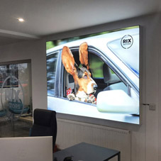 Photo of illuminated signs