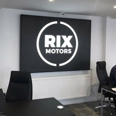 Photo of illuminated signs