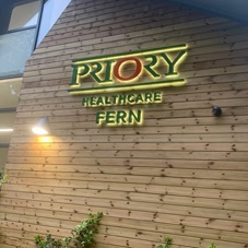 Photo of illuminated signs