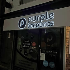 Photo of illuminated signs