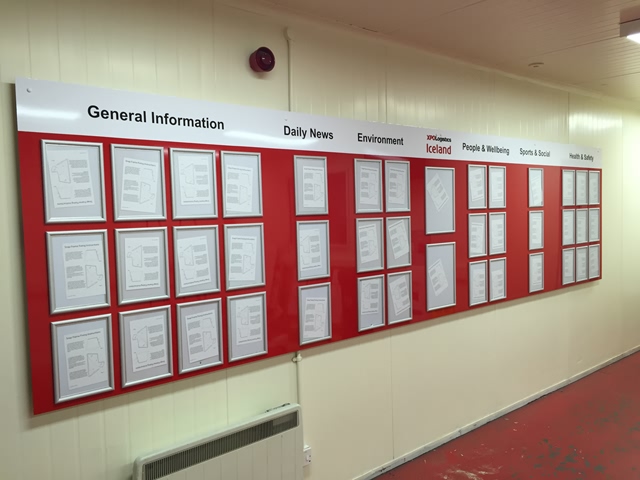 Photo of interior sign