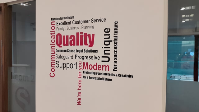 Photo of interior sign