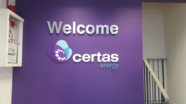 Photo of interior sign