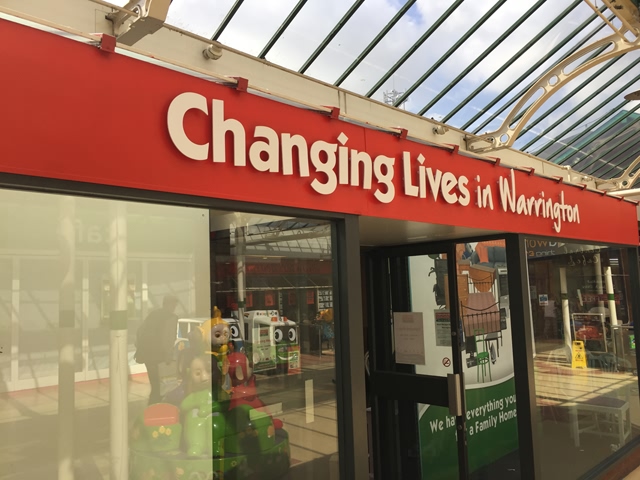 Photo of interior sign