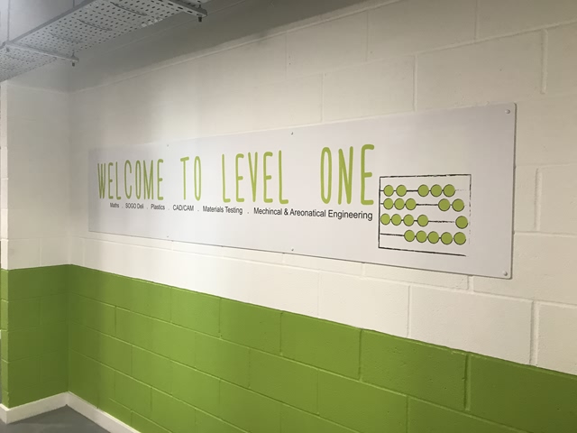 Photo of interior sign