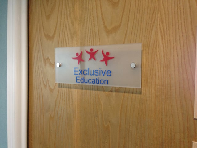 Photo of interior sign