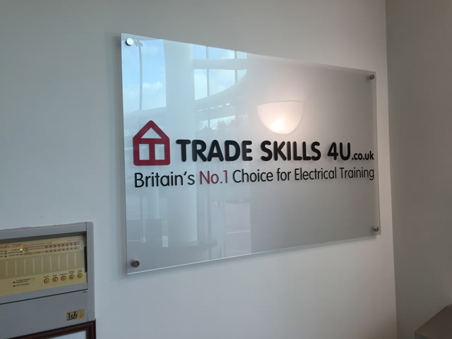 Photo of interior sign