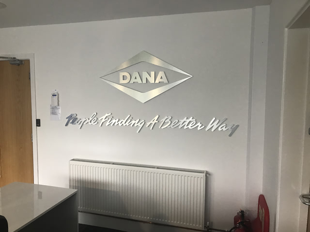 Photo of interior sign