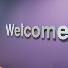 Photo of interior sign