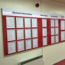 Photo of interior sign