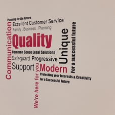 Photo of interior sign