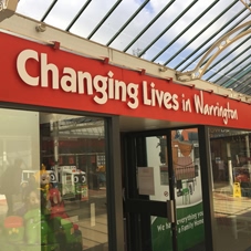 Photo of interior sign