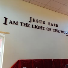 Photo of interior sign