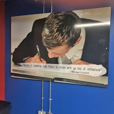 Photo of interior sign