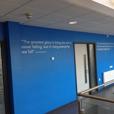 Photo of interior sign