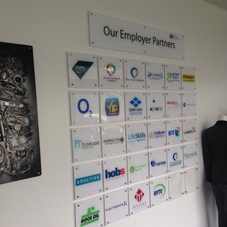 Photo of interior sign