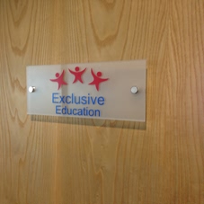 Photo of interior sign