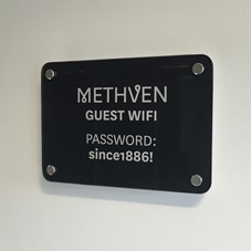 Photo of interior sign