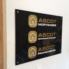 Photo of interior sign