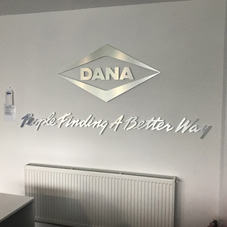 Photo of interior sign