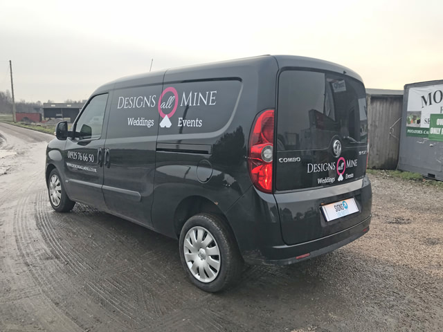 Photo of vehicle with graphics