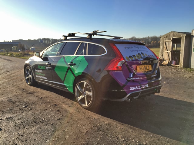 Photo of vehicle with graphics