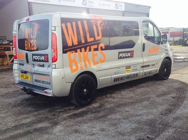 Photo of vehicle with graphics