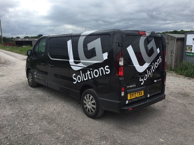 Photo of vehicle with graphics