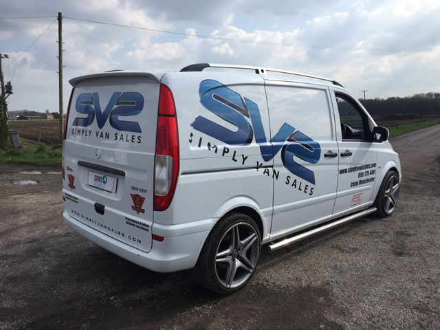 Photo of vehicle with graphics